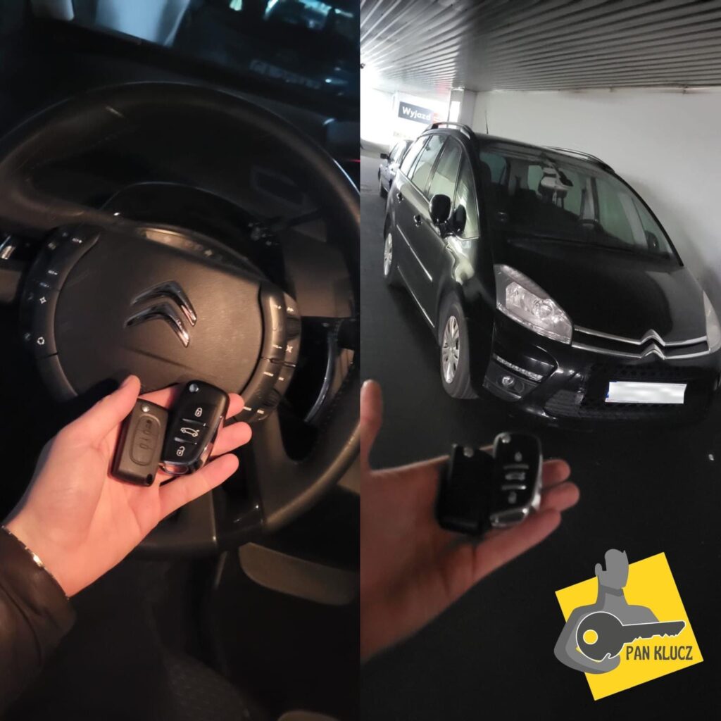 Dorobiony kluczyk do Citroena