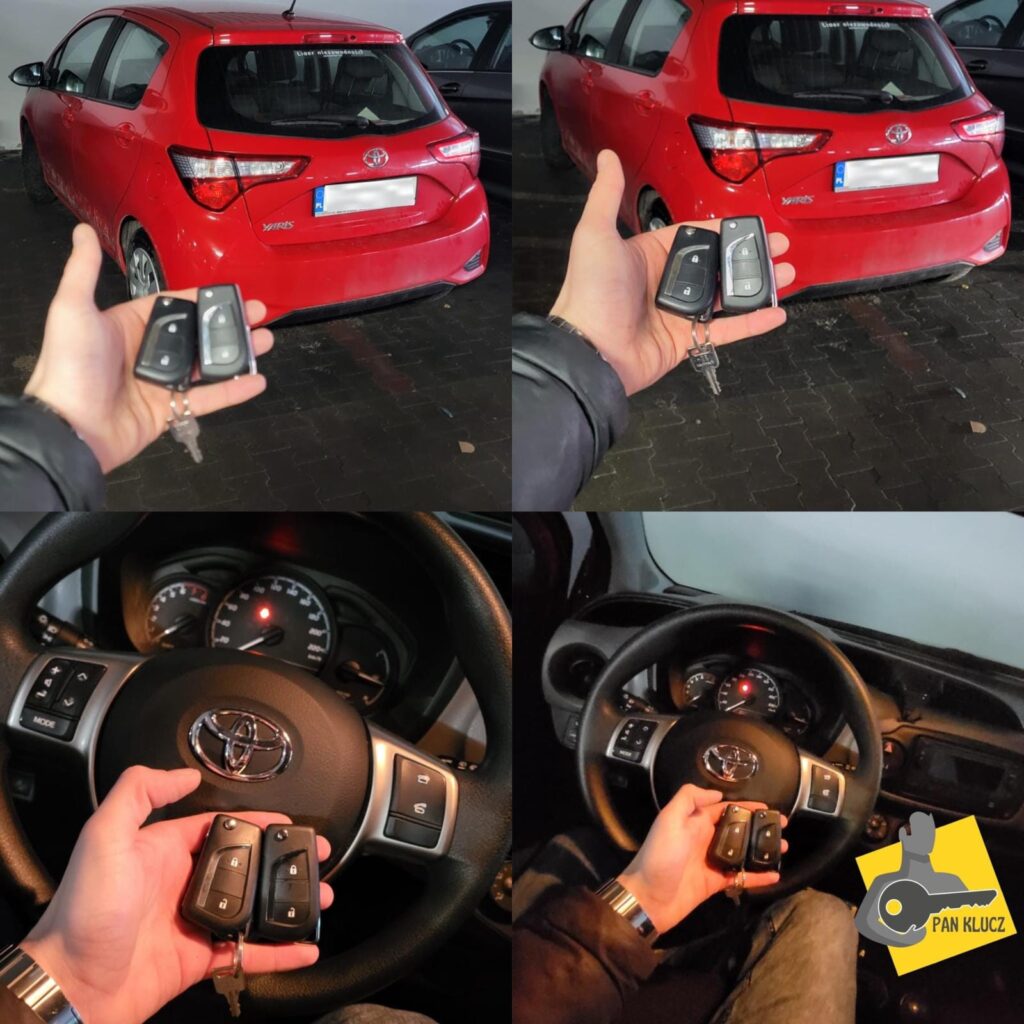 Dorobiony kluczyk do Toyoty Yaris