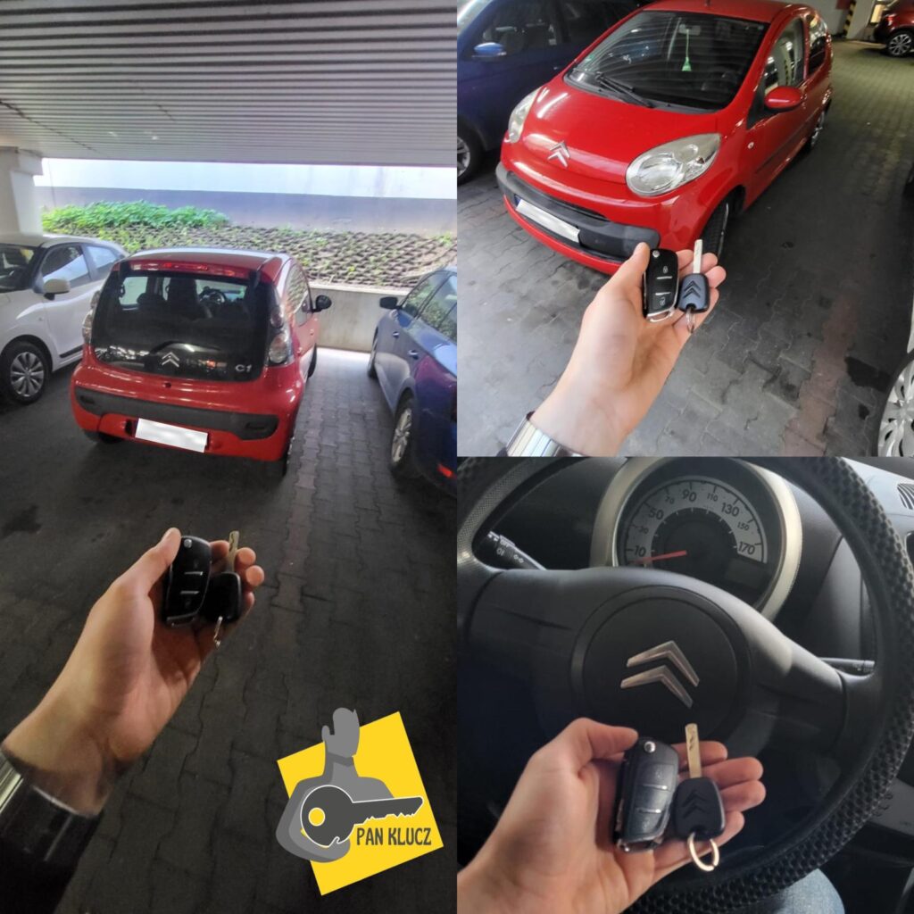 Dorobiony kluczyk do Citroena